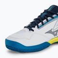 Pánské boty na tenis Mizuno Break Shot 4 CC white/dress blues/sulphur spring 7