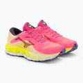 Dámské běžecké boty Mizuno Wave Sky 7 highvpink/ombre blue/bolt2neon 5