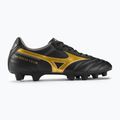 Mizuno Morelia II Club MD pánské kopačky black/gold/dark shadow 2