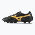 Mizuno Morelia II Club MD pánské kopačky black/gold/dark shadow 3