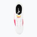 Mizuno Morelia II Club MD pánské kopačky white/flery coral2/bolt2 7