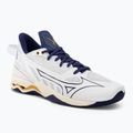 Pánské boty na házenou Mizuno Wave Mirage 5 white/bribbon/mp gold