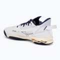 Pánské boty na házenou Mizuno Wave Mirage 5 white/bribbon/mp gold 3