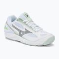 Dětské házenkářské boty Mizuno Stealth Star 2 Jr white/gridge/patinagreen