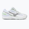 Dětské házenkářské boty Mizuno Stealth Star 2 Jr white/gridge/patinagreen 2