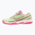 Mizuno Break Shot 4 Padel dámská padelová obuv patina green / high vis pink / white
