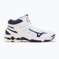 Pánská volejbalová obuv Mizuno Wave Voltage Mid white / blue ribbon / mp gold 2