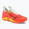 Pánská volejbalová obuv Mizuno Wave Momentum 3 neon flame / black / bolt2 neon