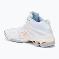 Dámské volejbalové boty Mizuno Wave Voltage Mid white/peach parfait/halogen blue 3
