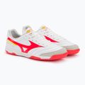 Mizuno Morelia Sala Classic IN white/flery coral2/bolt2 pánské kopačky 4