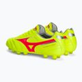 Pánské kopačky Mizuno Morelia II Pro MD safety yellow/fiery coral 2/galaxy silver 3