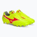 Pánské kopačky Mizuno Morelia II Pro MD safety yellow/fiery coral 2/galaxy silver 4