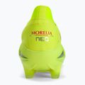 Pánské kopačky Mizuno Morelia Neo IV Β Elite MD safety yellow/fiery coral 2/galaxy silver 8
