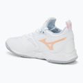 Dámské volejbalové boty Mizuno Wave Dimension white/peach parfait/halogen blue 3