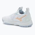 Dámské volejbalové boty Mizuno Wave Momentum 3 white/ navy peony/ peach parfait 3
