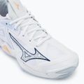 Dámské volejbalové boty Mizuno Wave Momentum 3 white/ navy peony/ peach parfait 7