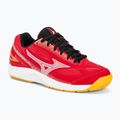 Dětské házenkářské boty Mizuno Stealth Star 2 Jr radiant red/white/carrot curl