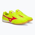 Pánské kopačky Mizuno Morelia Sala Elite IN safety yellow/fiery coral 2/galaxy silver 5