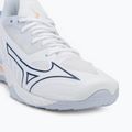 Dámská házenkářská obuv Mizuno Wave Mirage 5 white/navy peony/peach parfait 7