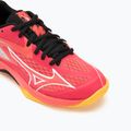 Dětské boty na volejbal Mizuno Lightning Star Z7 radiant red/white/carrot curl 7