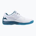 Dětské boty na volejbal Mizuno Lightning Star Z7 white/sailor blue/silver 9