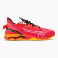 Pánské házenkářské boty Mizuno Wave Mirage 5 radiant red/white/carrot curl 2