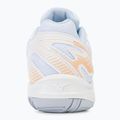 Dámská boty na volejbal Mizuno Cyclone Speed 4 white/peach parfait/halogen blue 6