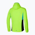 Pánská běžecká bunda Mizuno Alpha Jacket lime 2