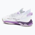 Dámské boty na házenou Mizuno Wave Mirage 5 white/patrician purple/quince 3