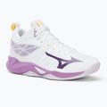 Dámské volejbalové boty  Mizuno Wave Dimension Mid white/patrician purple/quince