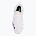 Dámské volejbalové boty  Mizuno Wave Dimension Mid white/patrician purple/quince 5