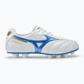 Pánské kopačky Mizuno Morelia II Elite Md white/laser blue/gold  2