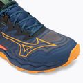 Pánské běžecké boty Mizuno Wave Daichi 8 estate blue/apricot/spicy orange 7