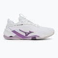 Boty na házenou Mizuno Wav Stealth Neo 2 white/navy peony/peach parfait 2