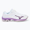 Dámské volejbalové boty  Mizuno Wave Voltage 2 white/patrician purple/quince 2