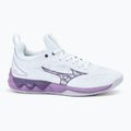 Dámské boty na volejbal Mizuno Wave Luminous 3 white/patrician purple/quince 2