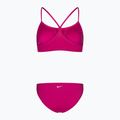 Dámské dvoudílné plavky Nike Essential Sports Bikini růžové NESSA211 2