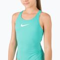 Dětské jednodílné plavky Nike Essential Racerback zelené NESSB711-339 4