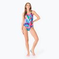 Dámské jednodílné plavky Nike Multiple Print Fastback fialové NESSC010-593 5