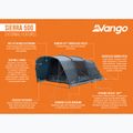 Kempingový stan pro 5 osob Vango Sierra 500 deep blue 13
