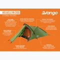 Trekingový stan pro  2osoby Vango Helvellyn 200 pamir green 18