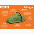 Trekingový stan pro  1 osobu Vango Nevis 100 pamir green 14