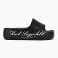 Dámské nazouváky   KARL LAGERFELD Kobo II Hotel Logo black eco eva