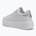 Dámské boty KARL LAGERFELD Anakapri Signia white leather w/silver 3