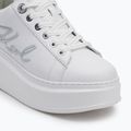 Dámské boty KARL LAGERFELD Anakapri Signia white leather w/silver 7