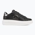 Dámské boty KARL LAGERFELD Kapri Maison black leather w/silver 2