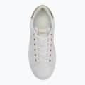 Dámské boty KARL LAGERFELD Kapri Maison white leather w/gold 5