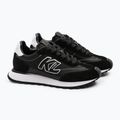 Dámské boty KARL LAGERFELD Kairo Kl Sidetrim black leather/textille 2