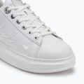 Dámské boty KARL LAGERFELD Kapri Signia Shine white leather/mono 7