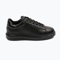 Pánské boty KARL LAGERFELD Kapri Monogram Emboss black leather/mono